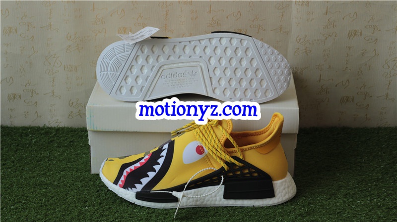 Adidas Pharrell Williams NMD Human Race Camo Bape Yellow